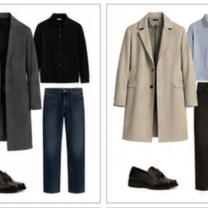 Mix & Match Planner Masculino outfits Reuniones exitosas