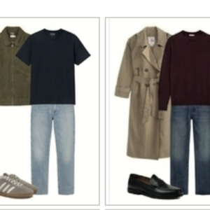 Mix & Match Planner Masculino outfits informales